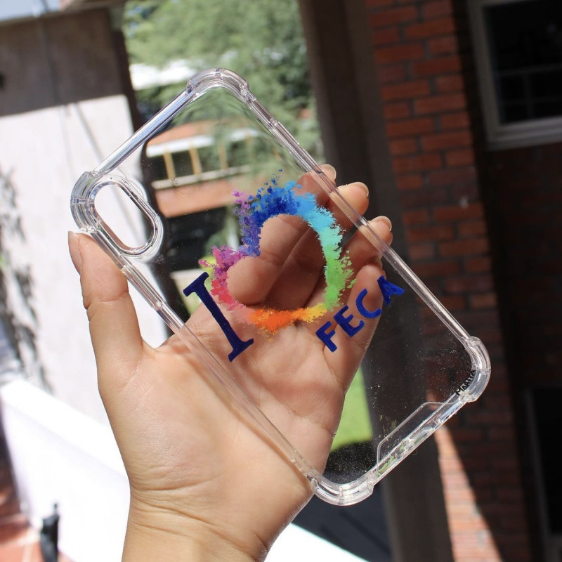 Carcasa para móvil pintada a mano